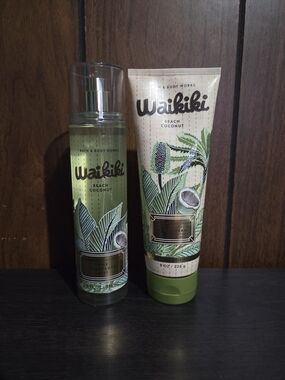 Bath & Body Works Waikiki Beach Coconut Fragrance Mist & Body Cream